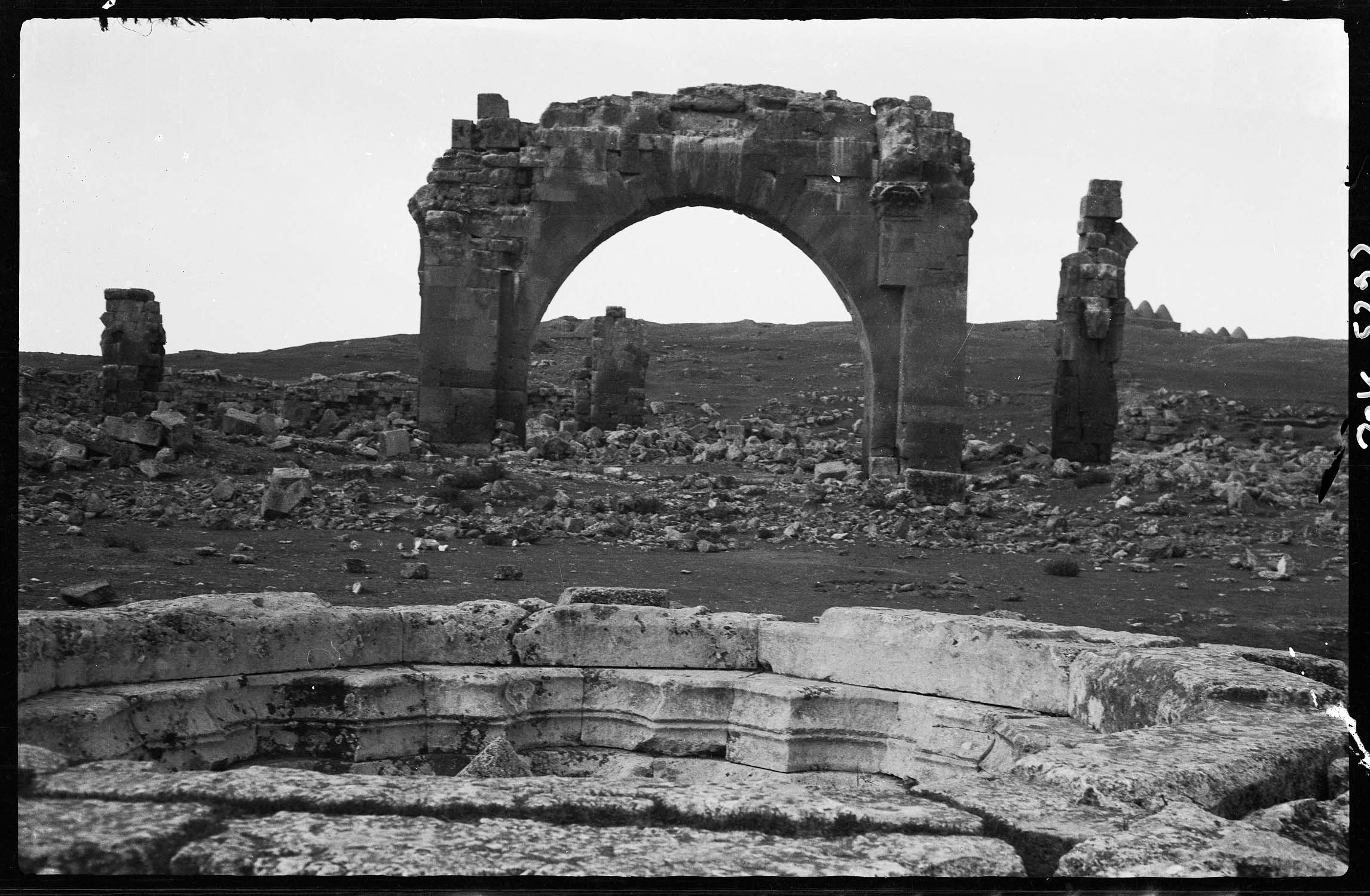Vue des ruines antiques